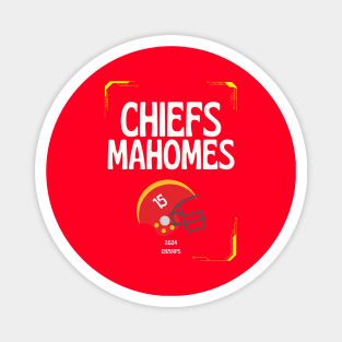 KANSAS CITY CHIEFS MAHOMES CHAMPIONS Magnet